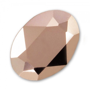 Cabochon PureCrystal 4120 8x6 mm Crystal Rose Gold