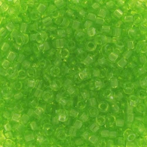 Miyuki Delica 11/0 DB1106 - Transparent Lime x8g