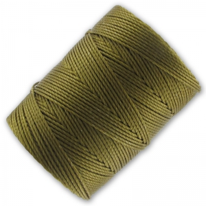 Fil C-LON Beading Cord 0,50 mm Golden Olive x84m