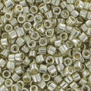 Miyuki Delica 10/0 DBM0035 - Galvanized Silver Metallic x8g