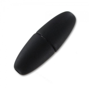 Fermoir aimanté 31 mm pour cordon 3 mm Noir mat x1