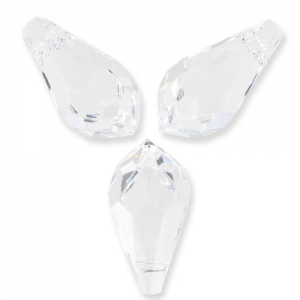 Gouttes PureCrystal 6000  13x6.5 mm Crystal  x4