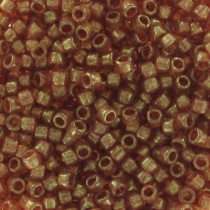 Miyuki Delica 11/0 DB0121 - Apricot Topaz Gold Luster x8g