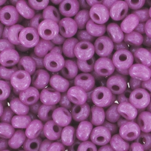Perles rocailles Preciosa  11/0 2 mm - Parme Opaque x20g