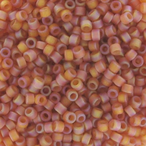 Miyuki Delica 11/0 DB0866 - Mat Transparent Topaz AB x8g