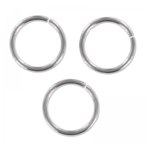 Anneaux ouverts 12x1 mm en Acier inox 304 x10