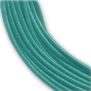 Cordon cuir 3 mm Teal x 1 m