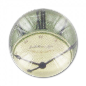 Cabochon loupe 20 mm Horloge x1