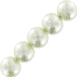 Cotton Pearls Miyuki 12 mm Vert d'eau x5
