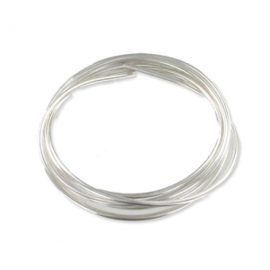 Fil rond en Argent fin 999/1000 1 mm x50cm