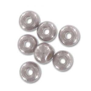 Perles rocailles Preciosa 6/0 4 mm - Luster Grey x20g