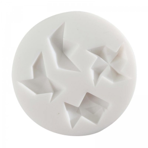 Mini moule silicone pour pâte polymère et pâte de métal Origami