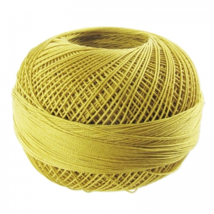 Fil de coton Lizbeth taille 40 Harvest Gold n°699 x274m