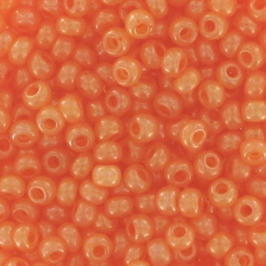 Perles rocailles Preciosa 11/0 2 mm - Orange Alabaster x10g