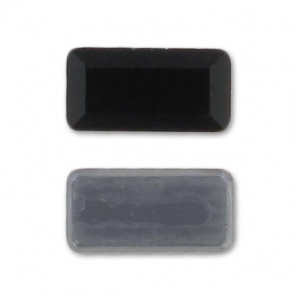 Strass Hotfix Rectangles PureCrystal 2510 5x2.5 mm Jet x10