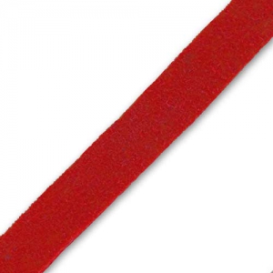 Lacet Suedine 6x1.3 mm Rouge x 2 m