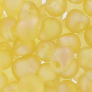 Mini-gouttes Miyuki 3.4 mm DP132FR - Tr Light Topaz Mat AB x8g