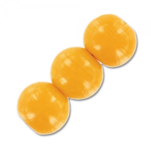 Rondes 4 mm Mandarine x20