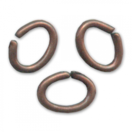 100 Anneaux Ouverts En Cuivre 6 Mm - Neuf - Pour Bijoux Et Créations Manuelles