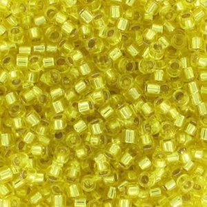 Miyuki Delica 11/0 DB0145 - Silver Lined Yellow x8g