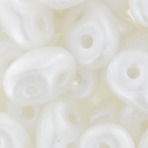 SuperDuo 2,5x5 mm Pastel White x10g