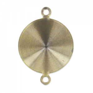 Serti intercalaire à coller pour cabochon PureCrystal 1122 14 mm - Bronze x1