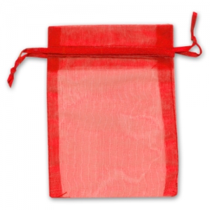 Sachets Organza 100x120 mm Rouge x20