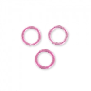 Anneaux ouverts Aluminium  5x0.8 mm Light Rose x100