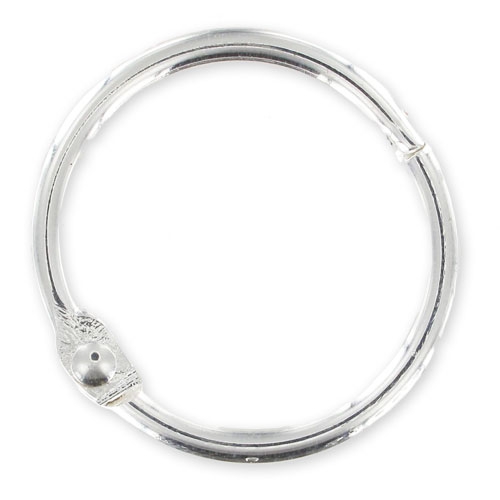 240 Anneaux Porte-Clés Métalliques Argentés - 30mm - Pour DIY Et Création