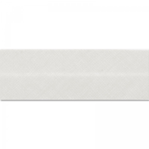 Biais en polycoton 20 mm Blanc x 1m