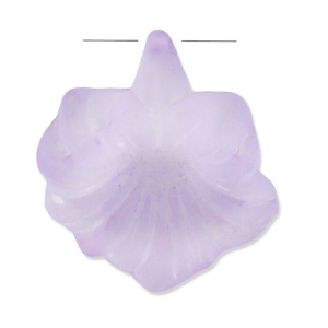Fleur 31x27 mm Lilas Frosted