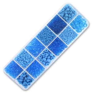 Assortiment de rocailles Preciosa Ornela Aquamarine x200g