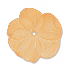Fleur Pensée 30 mm Peach Frosted