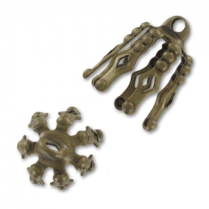 Coquilles 11x9 mm bronze x10