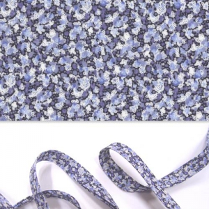 Biais en tissu Liberty - Pepper - Blues x1m