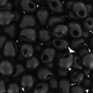 Mini-gouttes Miyuki 2.8 mm DP28-0401F - Mat Black x8g