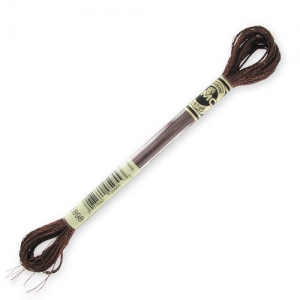 Fil à broder DMC Mouliné Effet Lumière Cuivré (898) x8m