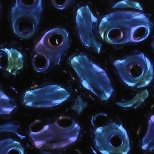 Twin beads 2.5x5 mm Blue Iris x20g