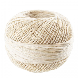 Fil de coton Lizbeth taille 40 Latte Foam n°168 x274m