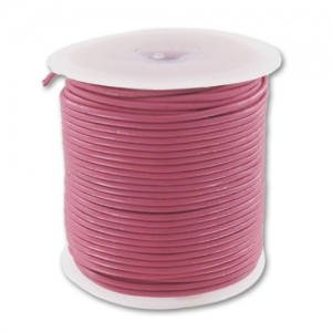 Cordon cuir 1 mm Rose Fuchsia x 25 m