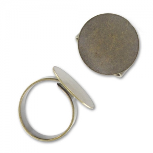 Bague ajustable sous le plateau 18 mm bronze x1