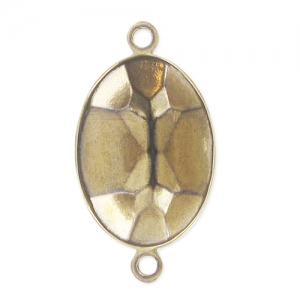Serti intercalaire à coller pour cabochon PureCrystal 4120 14x10 mm - Bronze x1