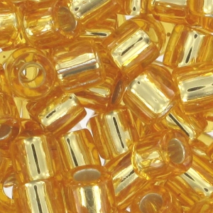 Miyuki Delica 8/0 DBL0042 - Crystal Gold Lined x8g