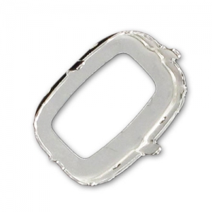 Serti griffe Classical Baguette 4565 18x13 mm en Argent 925 x1