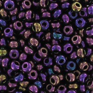 Perles rocailles Preciosa 9/0 2.5 mm - Purple Iris x20gr