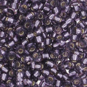 Rocaille Miyuki 11/0 24 - Silver Lined Amethyst x8g
