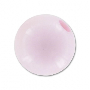 Perle en résine opaque 8 mm Light Rose x1