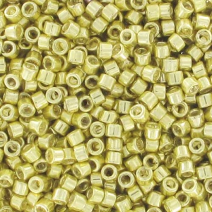 Miyuki Delica 11/0 DB0412 - Galvanized Yellow x8g