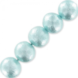 Cotton Pearls Miyuki 14 mm Aqua x4