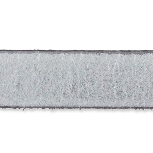 Lacet cuir 10 mm Argenté x30cm